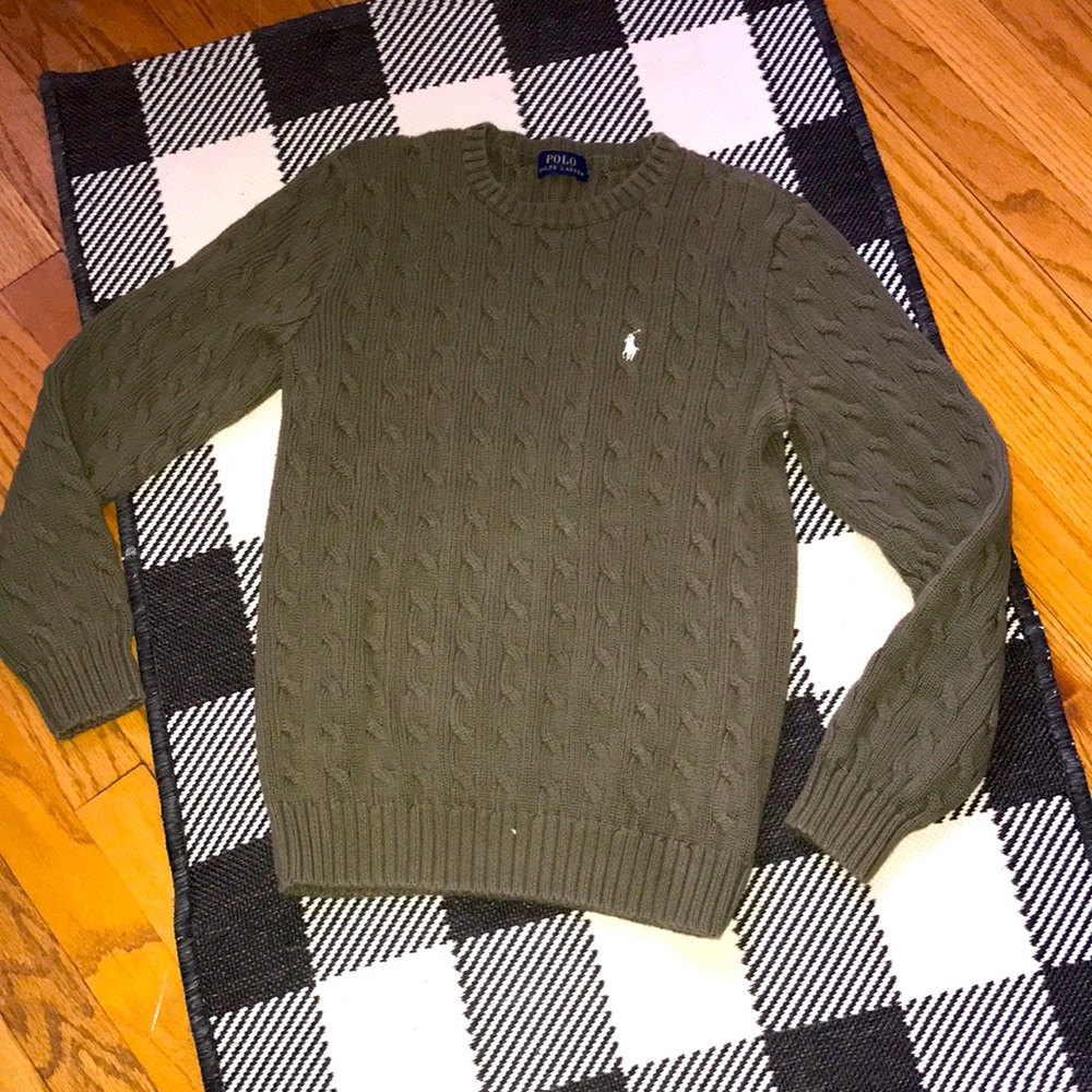 Ralph Lauren Cable Knit Cotton Sweater